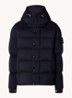 Vezere puffer jack met donsvulling en afneembare capuchon - Blauw
