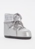 Icon Low Glance snowboot met waterafstotende coating en metallic finish - Lichtgrijs