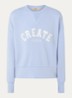 MMCelli sweater met borduring - Staalblauw