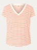 MMKala T-shirt met streepprint - Oranje