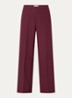 MMLeya Miley high waist wide fit pantalon met steekzakken - Royalblauw