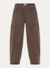 MMRosy Via high waist cropped balloon fit jeans met gekleurde wassing - Bruin