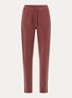 Almas high waist slim fit joggingbroek met steekzakken - Roodbruin