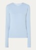 Lucia longsleeve met ronde hals - Lichtblauw