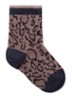Bertha sokken met panterprint - Blauw