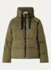 MSCHPavinaria puffer jack met steekzakken en capuchon - Groen