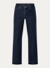 35 The Louis high waist wide leg jeans met steekzakken - Donkerblauw