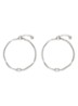 Forever Connected Knot armband set van 2 - Zilver