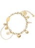 Love life bedelarmband - Goud