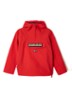 Rainforest anorak met klepzak en waterafstotende coating - Rood