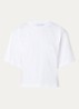 Asha T-shirt met ronde hals - Wit