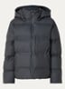 Fox puffer jack met afneembare capuchon - Antraciet