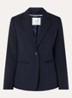 Francine blazer met schoudervulling - Donkerblauw