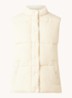 Frankie gewatteerde bodywarmer met steekzakken - Creme