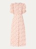 Kikka maxi jurk met bloemenprint - Lichtroze