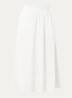 Yara midi rok  - Wit