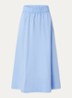 Yara midi rok  - Blauw