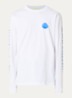 Longsleeve met logo- en backprint - Kobaltblauw