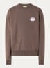 Sweater met logo- en backprint - Wit