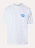 T-shirt met logo- en backprint - Grijsmele