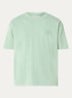 T-shirt met logoborduring - Groen