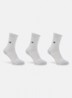 Active Premium Crew sportsokken in 3-pack - Grijsmele