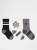 Active sokken 3-pack - Grijs