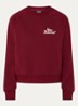 Sweater met logo - Donkerrood