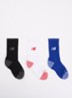 Youth Active sokken met logo in 3-pack - Blauw