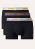 Boxershorts met logoband in 3-pack - Zwart