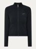 Fitted vest met opstaande kraag - Zwart