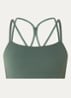 Zenvy sport bh met light support en dri-FIT - Groen