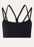 Zenvy sport bh met light support en dri-FIT - Zwart