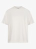Airy boyfriend oversized T-shirt met stretch - Ivoor
