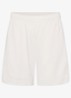 Airy mid waist loose fit korte broek met ritszakken - Wit