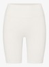 Matte high waist skinny fit korte trainingslegging - Wit