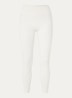 Matte high waist skinny fit trainingslegging - Gebroken wit