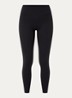 Matte high waist skinny fit trainingslegging - Zwart