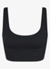 Matte sport bh met medium support - Zwart