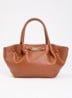 Ailis Chunky handtas met applicatie - Cognac