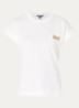 Aleena T-shirt met ronde hals - Wit
