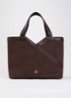Alvin shopper met logo - Chocoladebruin