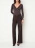 Ariela body top met stretch - Steenrood