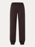 Avaleigh tappered fit joggingbroek met logo - Donkerbruin