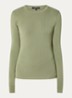 Jolie fijngebreide longsleeve met stretch - Lichtgroen