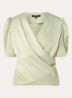 Kransis tuniek met pofmouwen - Donkerbeige