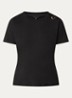Logo Ring T-shirt met ronde hals - Zwart
