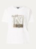 N Chains T-shirt met logo - Wit