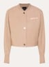 Oakland cropped bomberjack met steekzakken - Beige