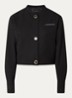 Oakland cropped bomberjack met steekzakken - Zwart